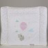 Матрас для пеленания Malika "Мишка на шарике" 75х68 см. белый